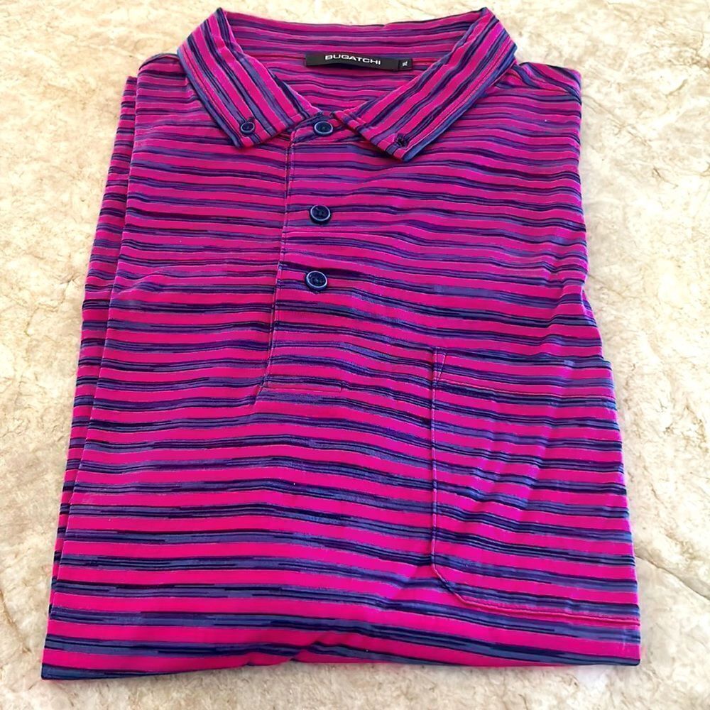 BUGATCHI Mens Polo XL